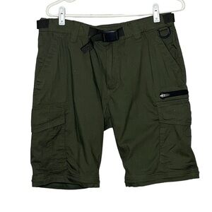 BC Clothing Green Cargo Outdoor Shorts Sz 30